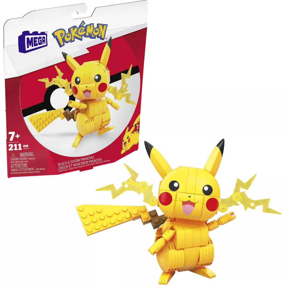 MEGA Pokémon Building Toy Kit Pikachu