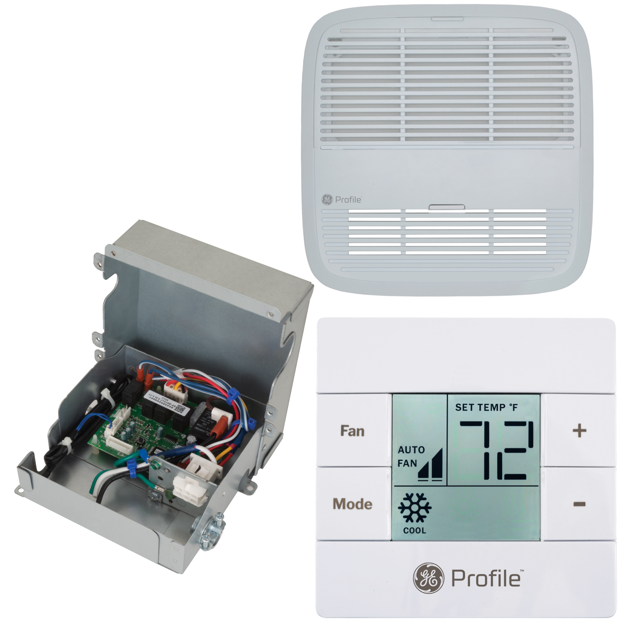 GE Appliances | Ducted Air Conditioner Accessory Kit | RVACS-DKITW | White | R32 Refrigerant ACs