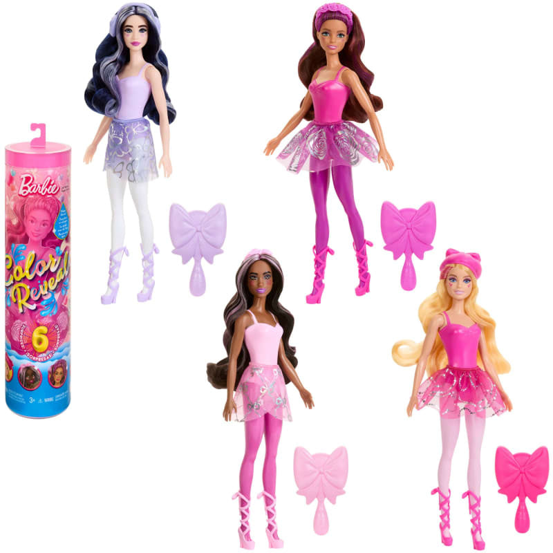 Barbie Color Reveal Ballerina Series Doll & Accessories