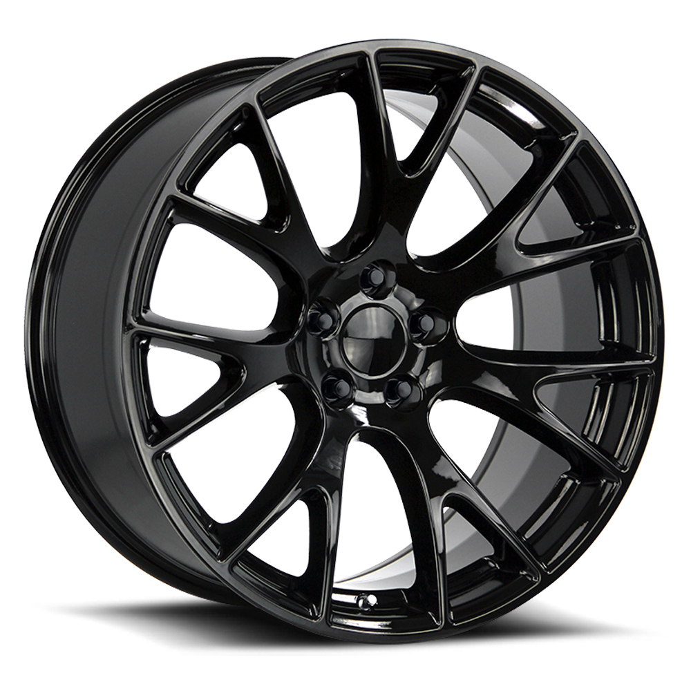 Strada Wheel Replicas Hellcat R161 22x9 18 5x115 Gloss Black