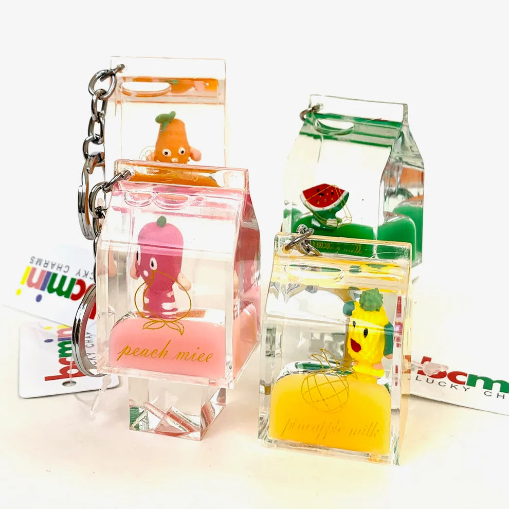 Fruit Milk Carton Key Charm (sold separately)