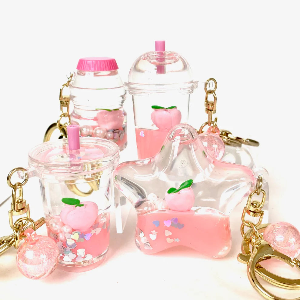 Pink Pearl Boba Float Key Charm (sold separately)