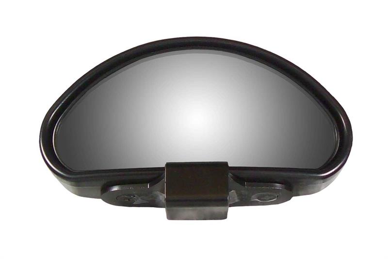 Cipa 49805 Wide Angle Blind Spot Mirror Top Mount Clamp-On Single-Black