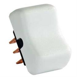 JR Products Dpdt On/Off/On Switch - White
