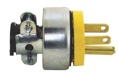 Cooper Wire 2867-Box Power Cord End Replacement Straight Blade Plug 15 Amp Male