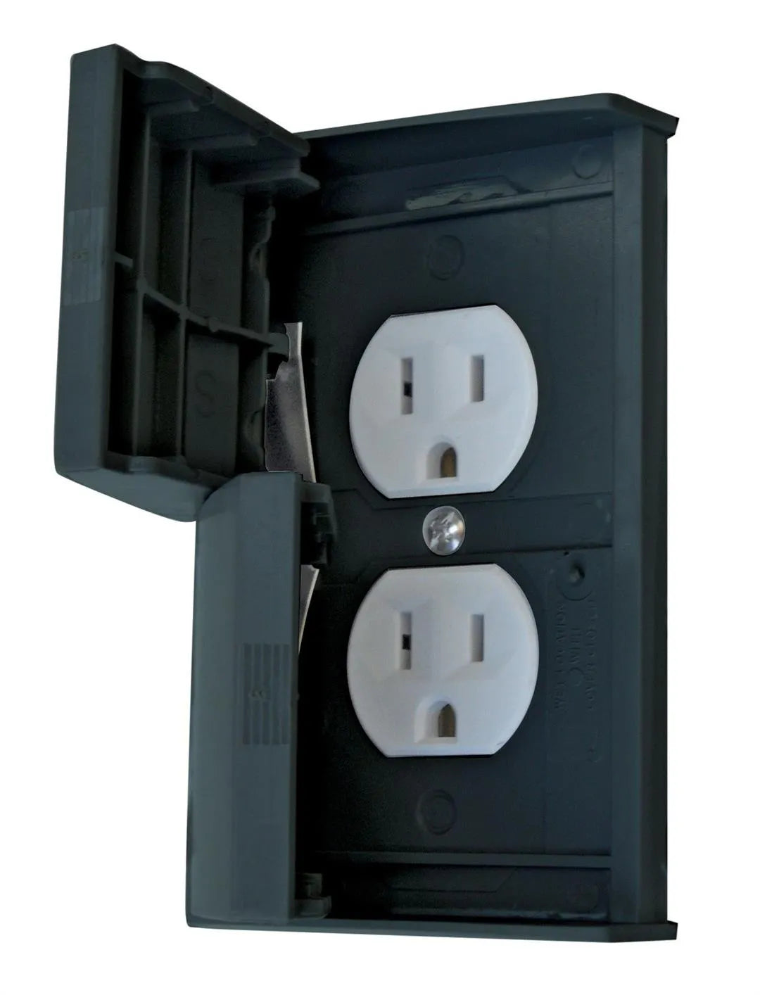Valterra | Weatherproof Receptacle With Cover | DG52522SVP | Black
