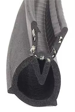 AP Products | Bulb Seal w/ Slide on Clip Single Bulb 15/16" x 1-1/2" x 43' | 018-3009 | 43' Roll