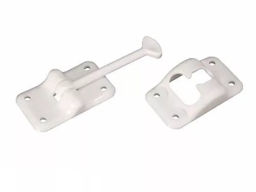RV Designer | Plastic Entry Door Holder | E231 | 3-1/2" | White