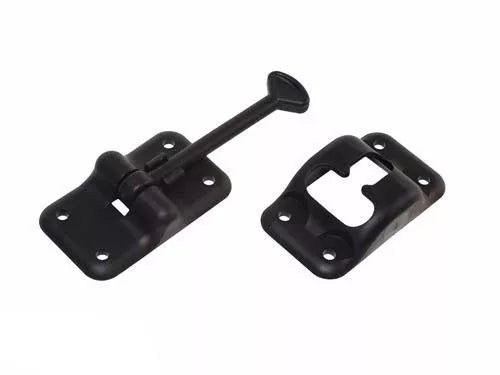 RV Designer | Plastic Entry Door Holder | E232 | 3-1/2" | Black