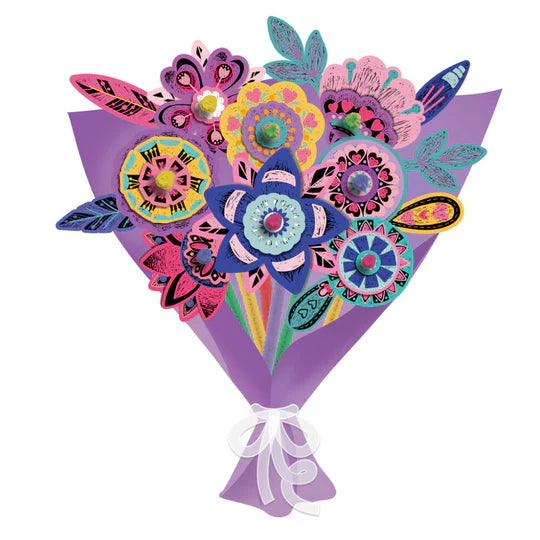 Avenir - Scratch Art - Bouquet - Flower