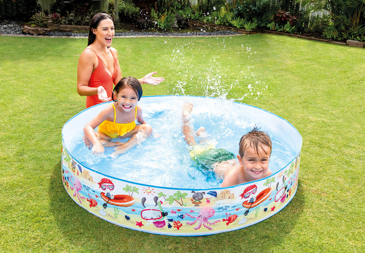 Intex Snapset® Fun at the Beach Kiddie Pool - 5' x 10"