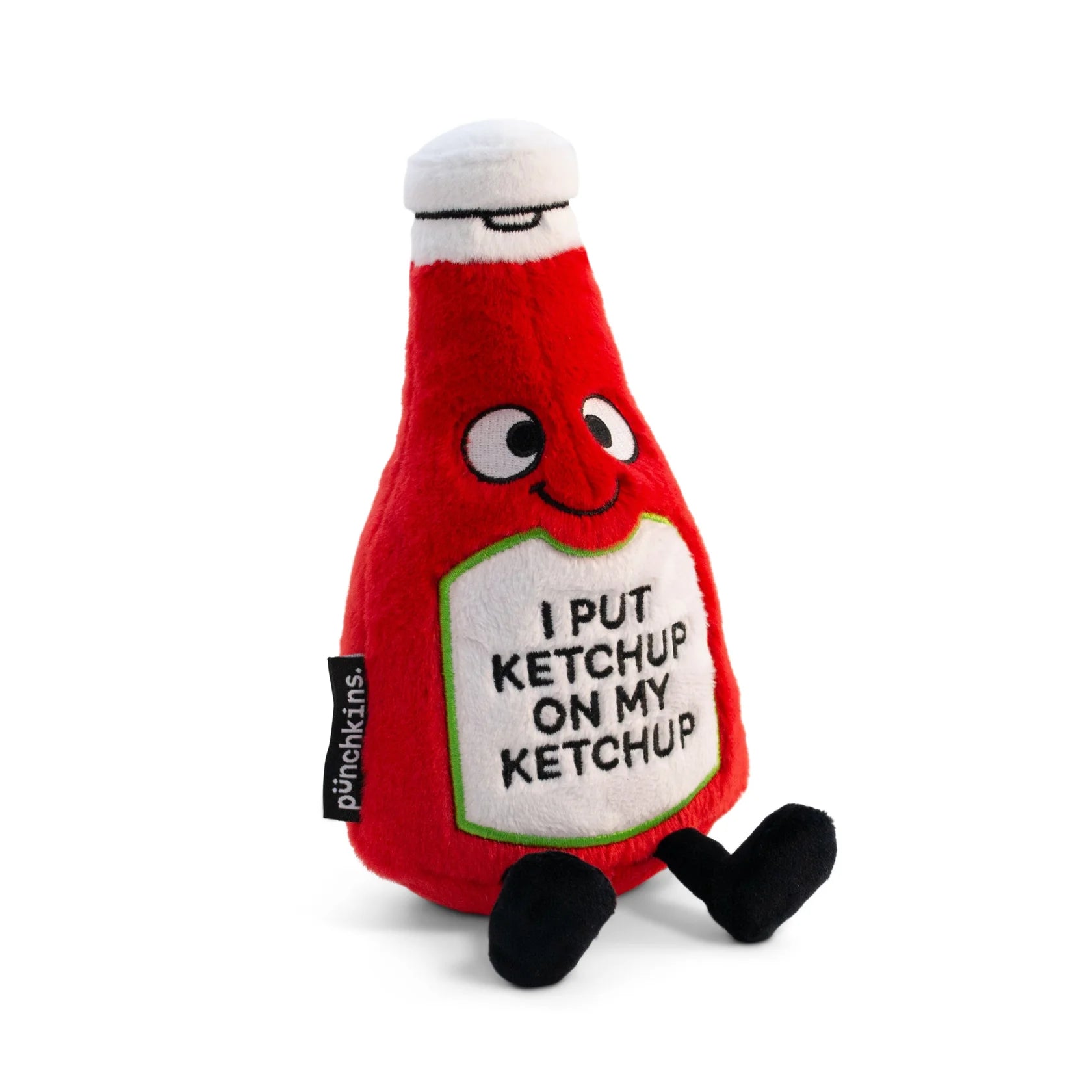 "I Put Ketchup on My Ketchup" Ketchup Bottle Plush