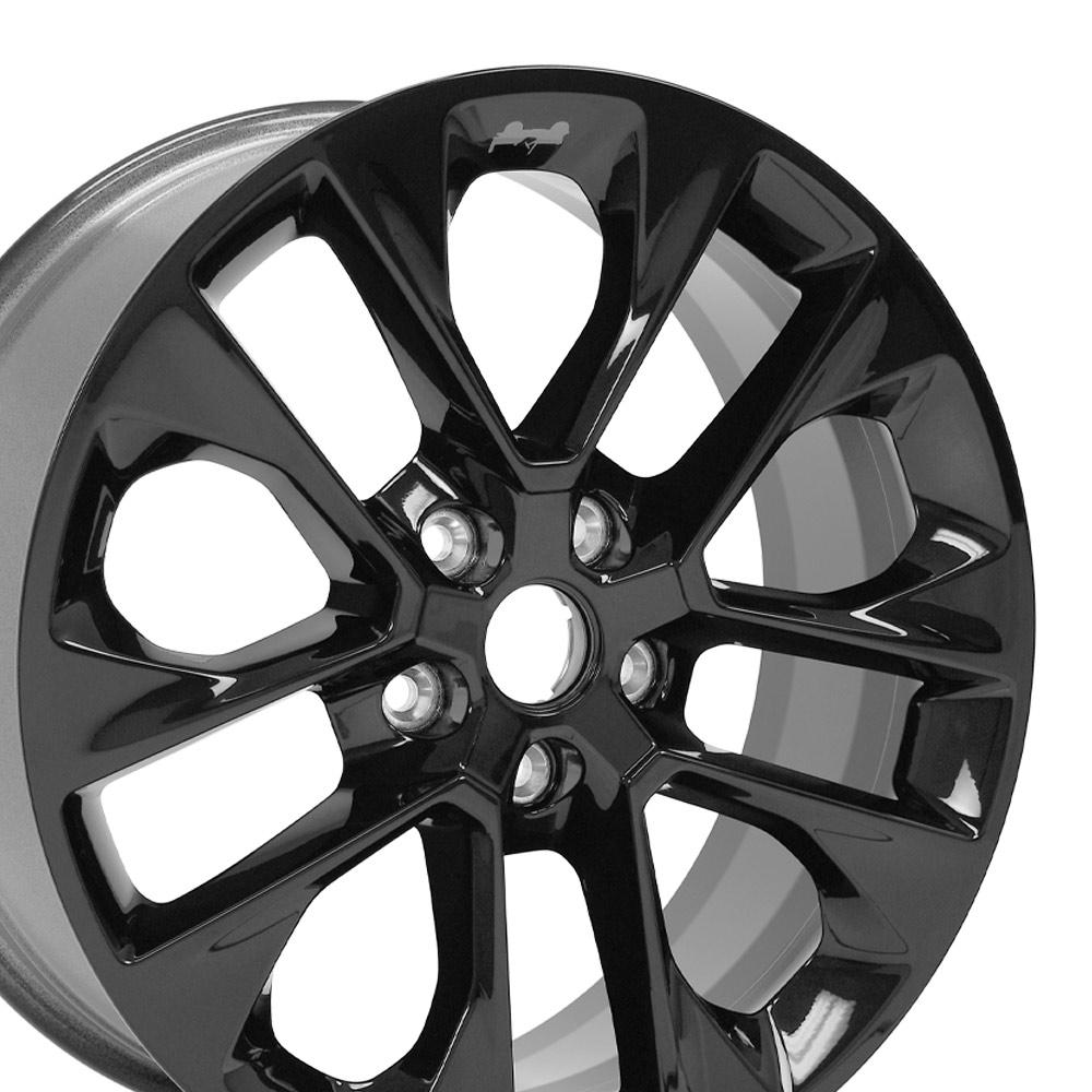 OEM Wheels JP26 20x8 5x127 44.45et Gloss Black Wheel SET