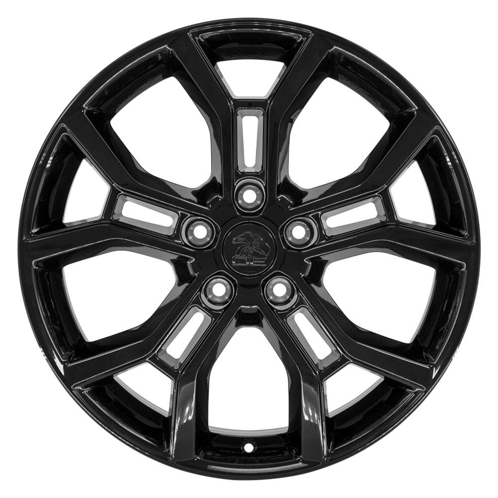 OE Wheels JP29 20x8.5 5x127 Gloss Black Wheels 275-55-20 Sailun TerraMax RT Tires TPMS SET