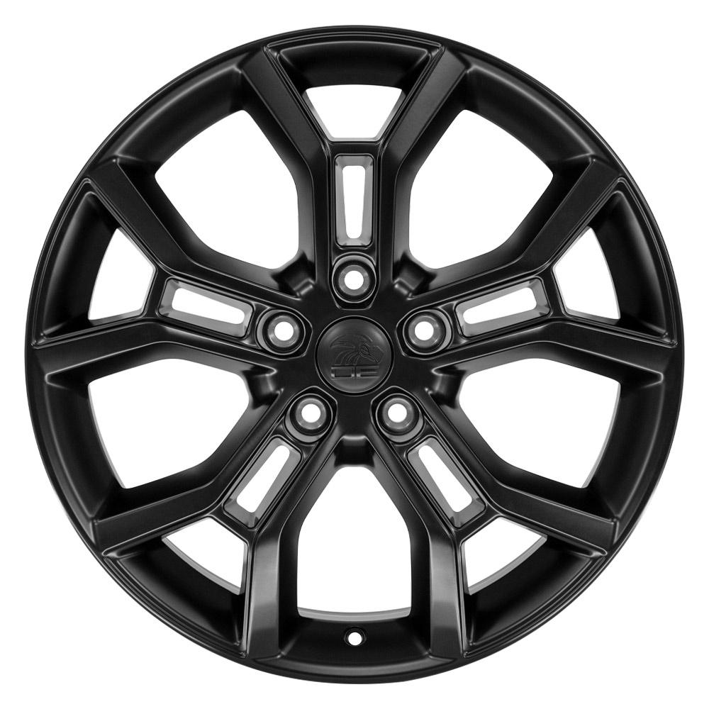 OE Wheels JP29 20x8.5 5x127 Satin Black Wheels 275-55-20 Sailun TerraMax RT Tires TPMS SET
