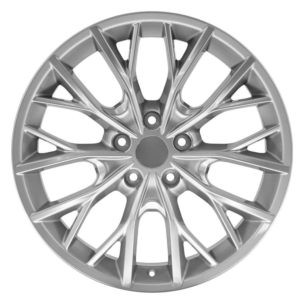 OE Wheels JP30 20x8.5 5x127 Gloss Hyper Silver Wheels 275-55-20 Sailun TerraMax RT Tires SET