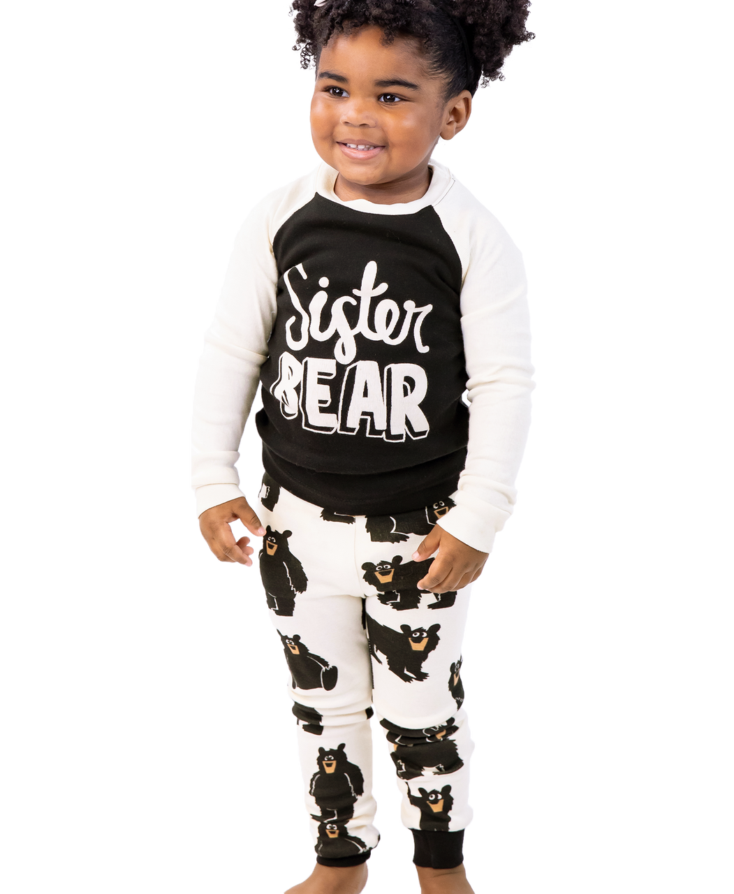Sister Bear Kid's Long Sleeve PJ's 6
