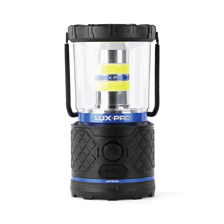LUXPRO Rechargeable Dual-Power 1100 Lumen LED Lantern