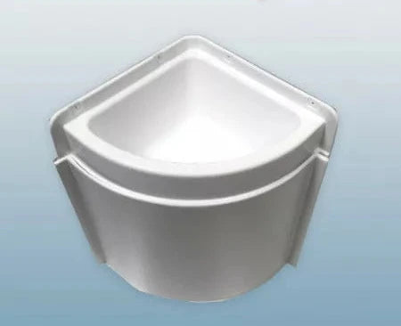 Specialty Recreation | Corner Lavatory Sink | LSC11W | 11" | White