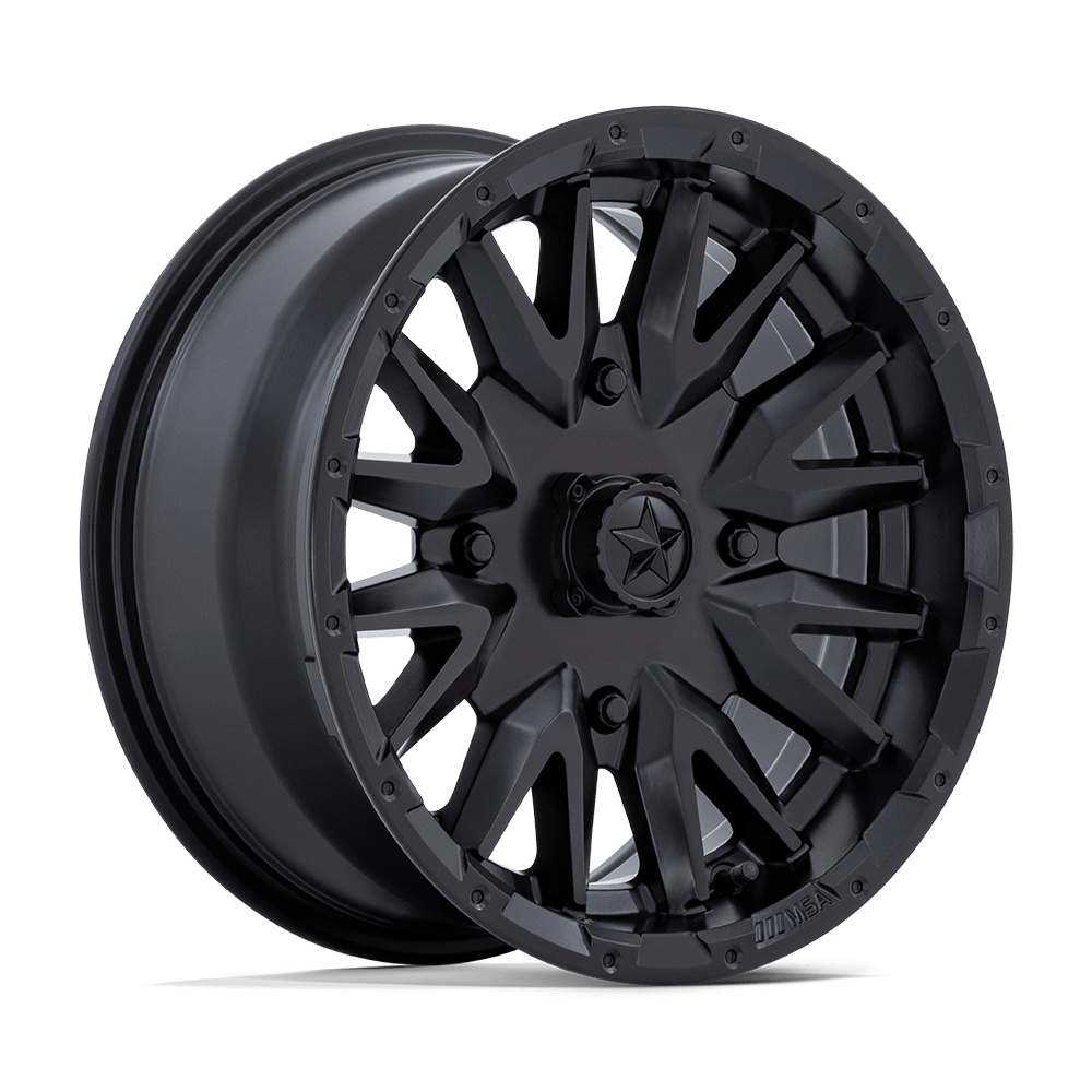 MSA OFFROAD WHEELS M49 CREED 15X7 10 4X137 MATTE BLACK