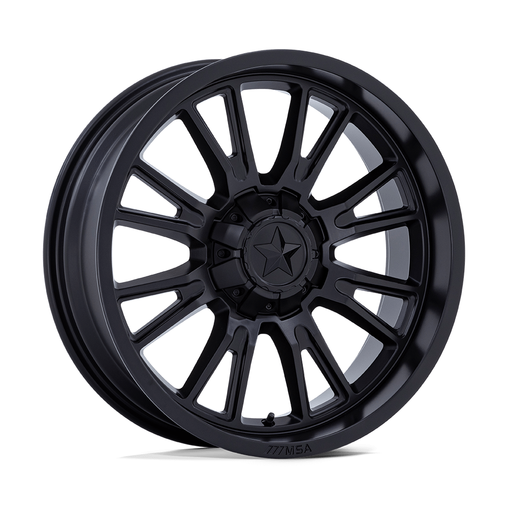 MSA OFFROAD WHEELS M51 THUNDERLIPS 24X7 0 4X137/4X156 MATTE BLACK