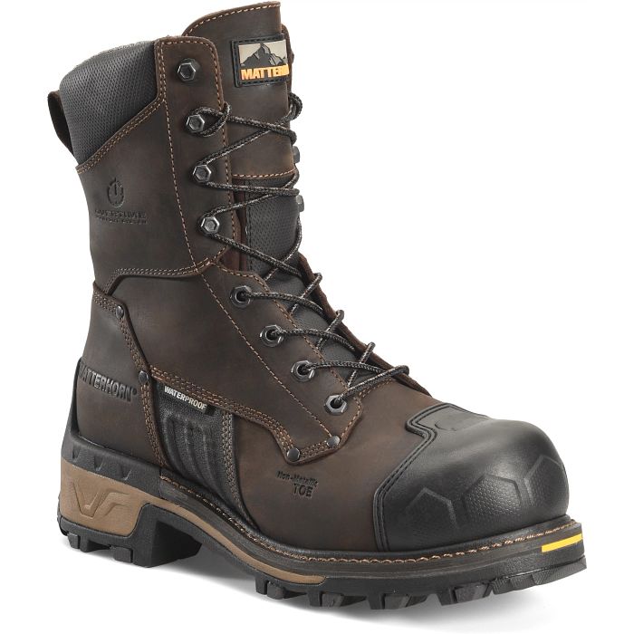 Carolina Matterhorn Maximus 2.0 8" Composite Toe Waterproof Work Boot Size 10.5EE Dark Brown