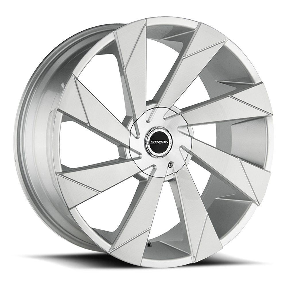 STRADA S62 MOTO 26X10 30MM 6X135/6X139.7 BRUSHED FACE SILVER | S62660730BFS