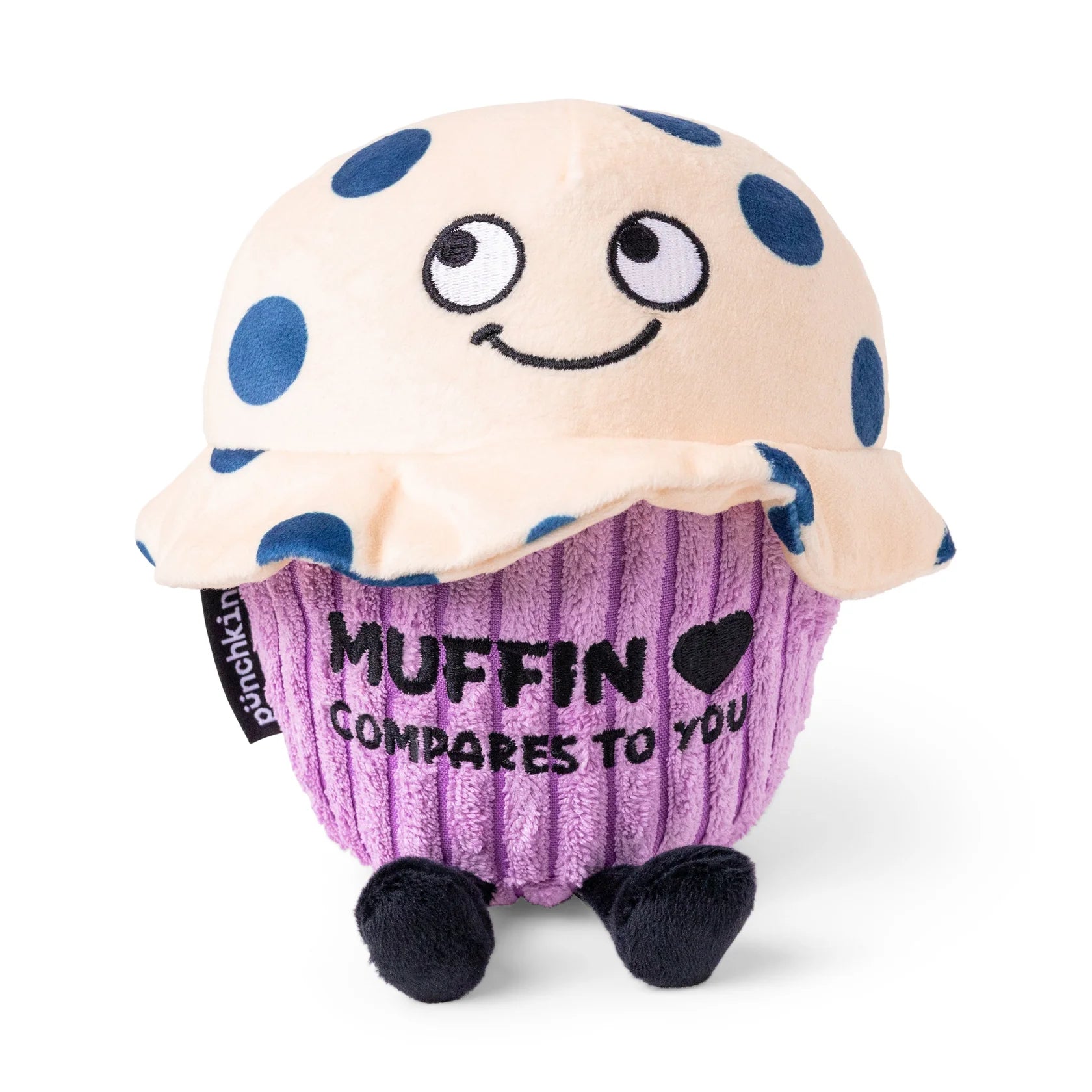 "Muffin Compares To You" Plush Blueberry Muffin
