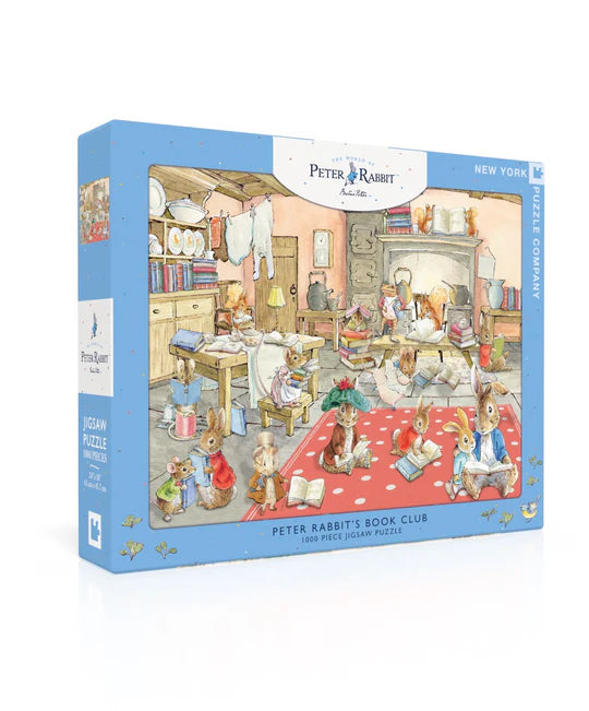 Peter Rabbit's Book Club 1000 Piece Jigsaw Puzzle