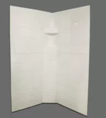 Specialty Recreation | Neo Shower Wall | NSW3636P | Parchment | 36" x 36" x 67"