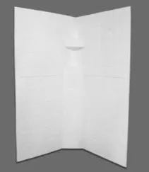 Specialty Recreation | Neo Shower Wall | NSW3434W | White | 34" x 34" x 67"