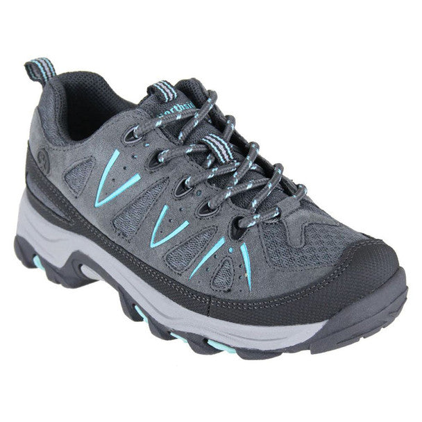 Northside Boys' & Girls' Cheyenne Jr Hiking Shoe Size Little Kid 11 (Grey/Aqua)