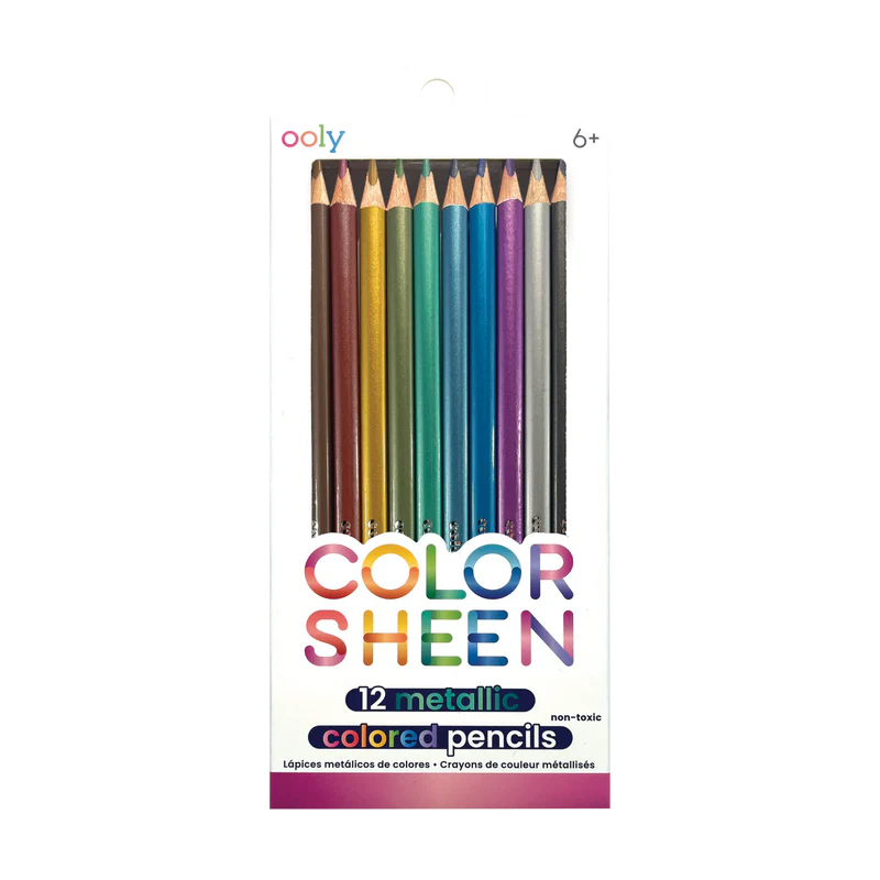 Ooly Color Sheen Metallic Colored Pencils (12 Set)