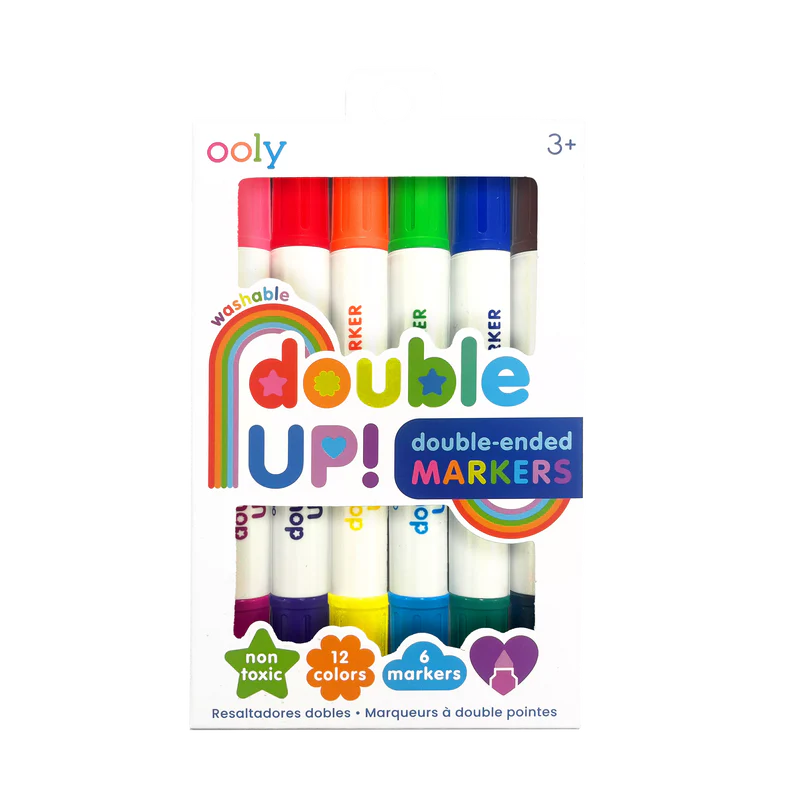 Ooly Double Up! Double-Ended Markers (6 Set)