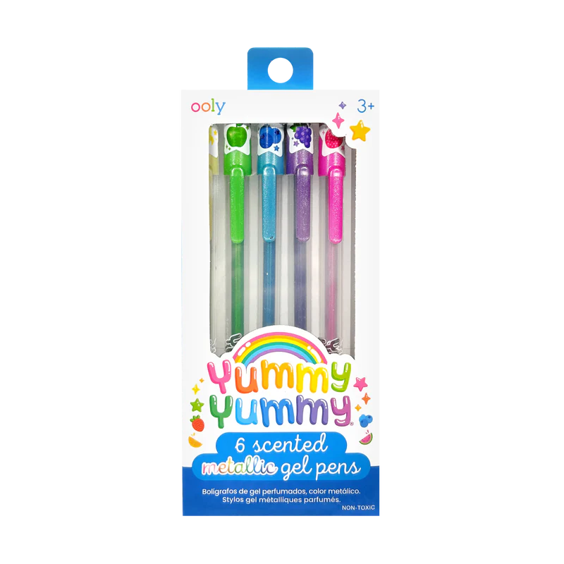 Ooly Yummy Yummy Scented Gel Pens - Metallic (6 Set)