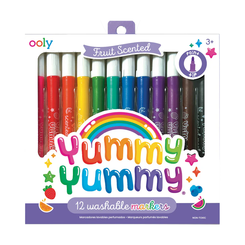 Yummy Yummy Scented Markers (12 Set)