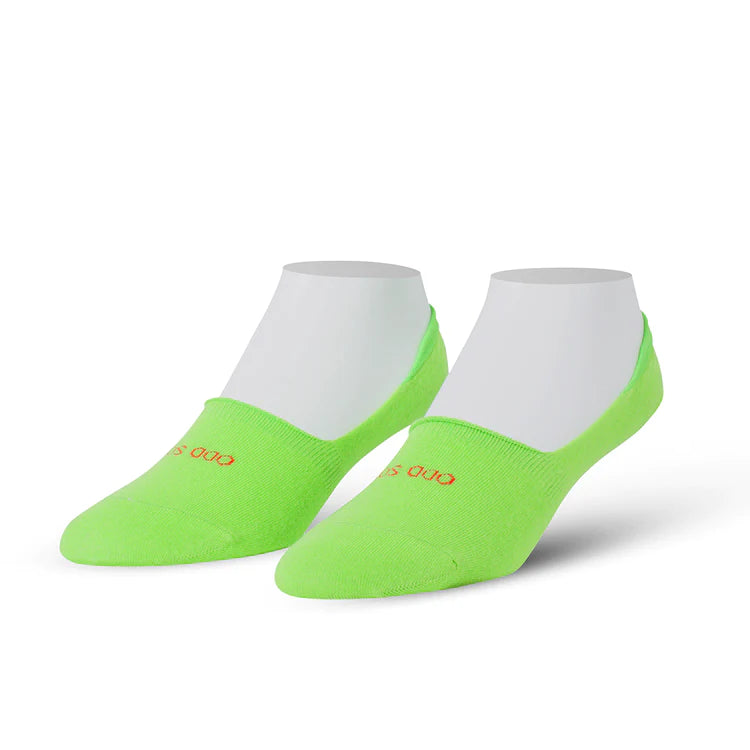 Odd Sox Neon Green No-Show Socks