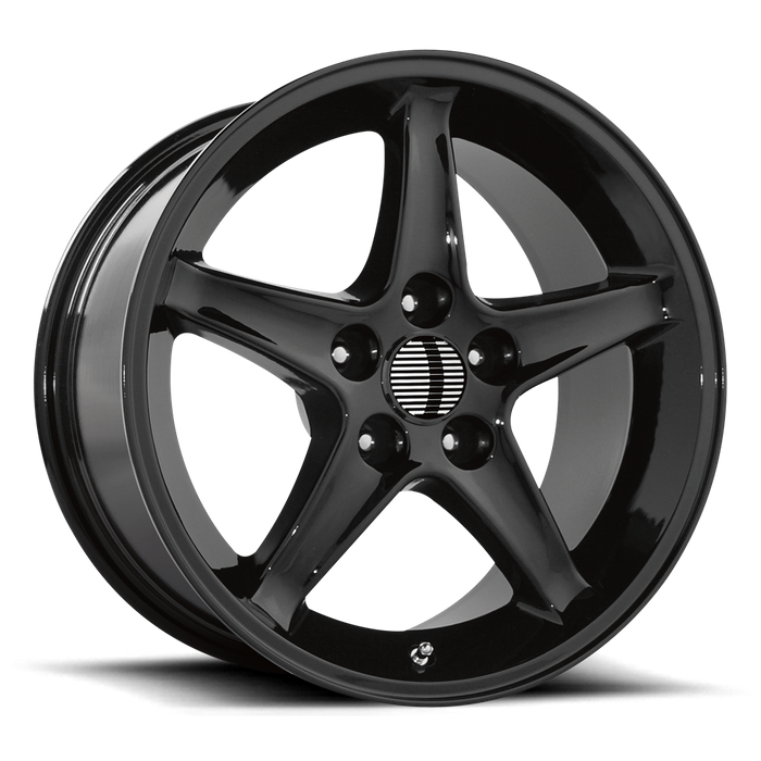 PERFORMANCE REPLICAS PR102 17X9 18 4X108/4X4.25 Gloss Black