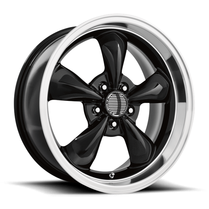PERFORMANCE REPLICAS PR106 18X10 24 5X114.3/5X4.5 Gloss Black/Machined Lip