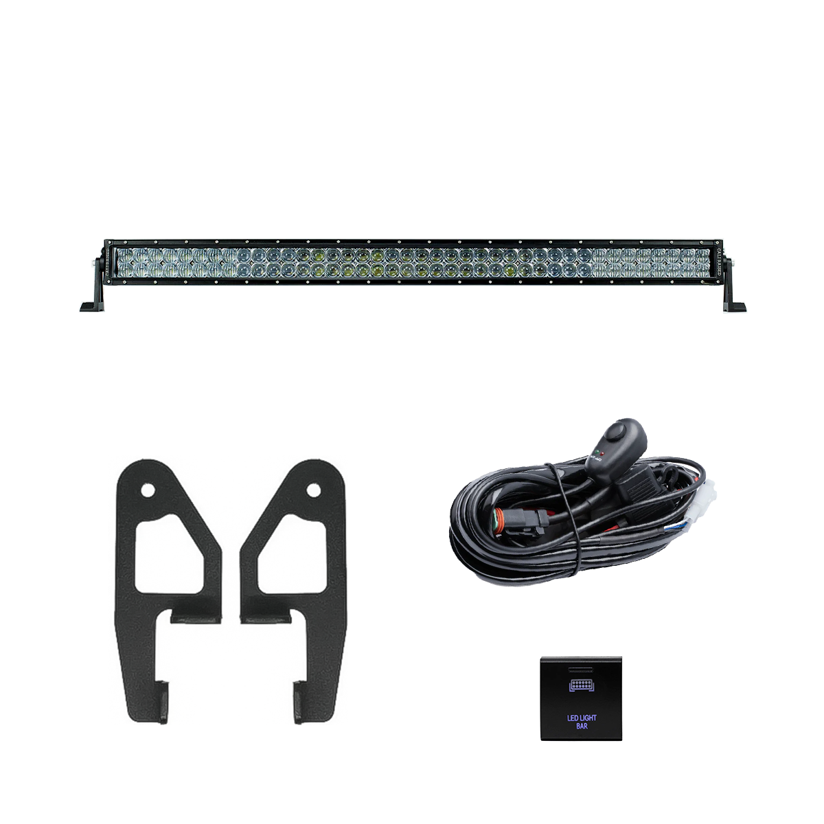 Premium Roof Rack Front Light Bar Kit for Toyota Tacoma 2024+