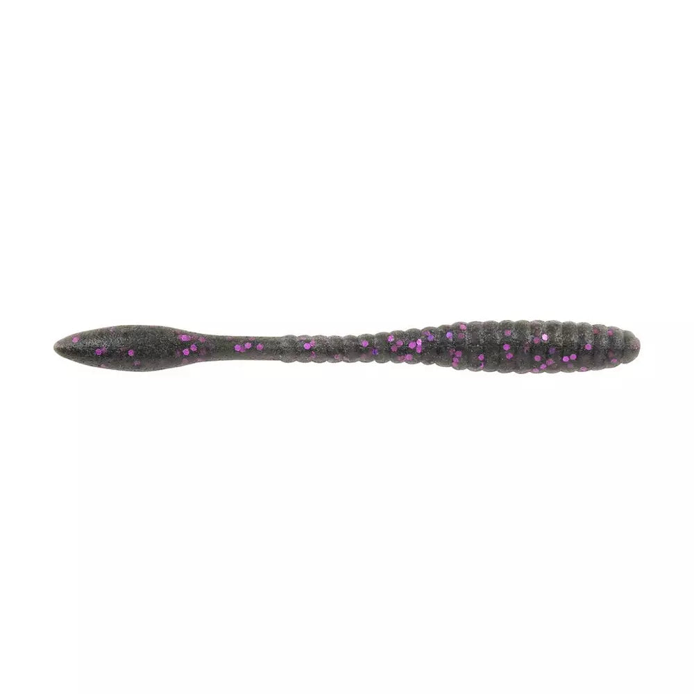 Berkley PowerBait® MaxScent Flat Worm 4.5" (Smoke Black Purple)