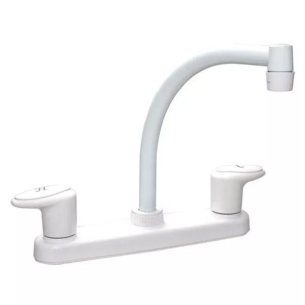 Valterra | Catalina 8" RV Hi Arc Kitchen Faucet | PF221202 | White