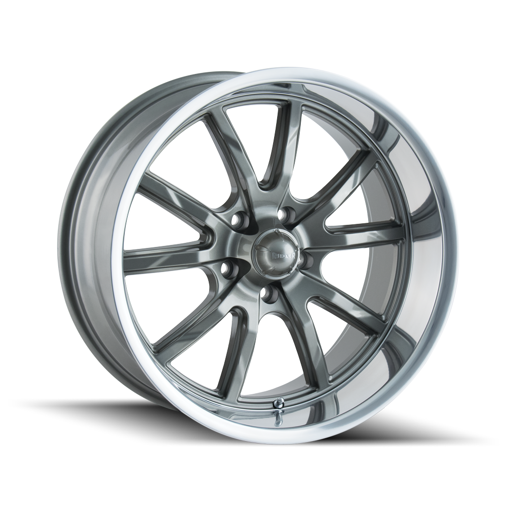 RIDLER 650 650 15X7 0 5x114.3 GREY/POLISHED LIP
