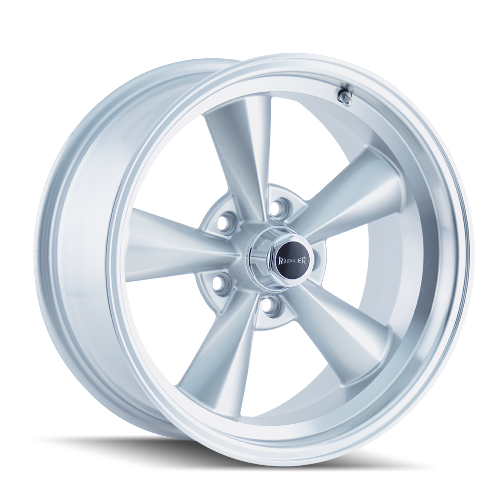 RIDLER 675 15X7 0 5x114.3 SILVER/MACHINED LIP