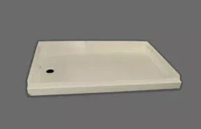 Specialty Recreation | Shower Pan Left Hand Drain | SP2436PL | Parchment | 24" x 36"