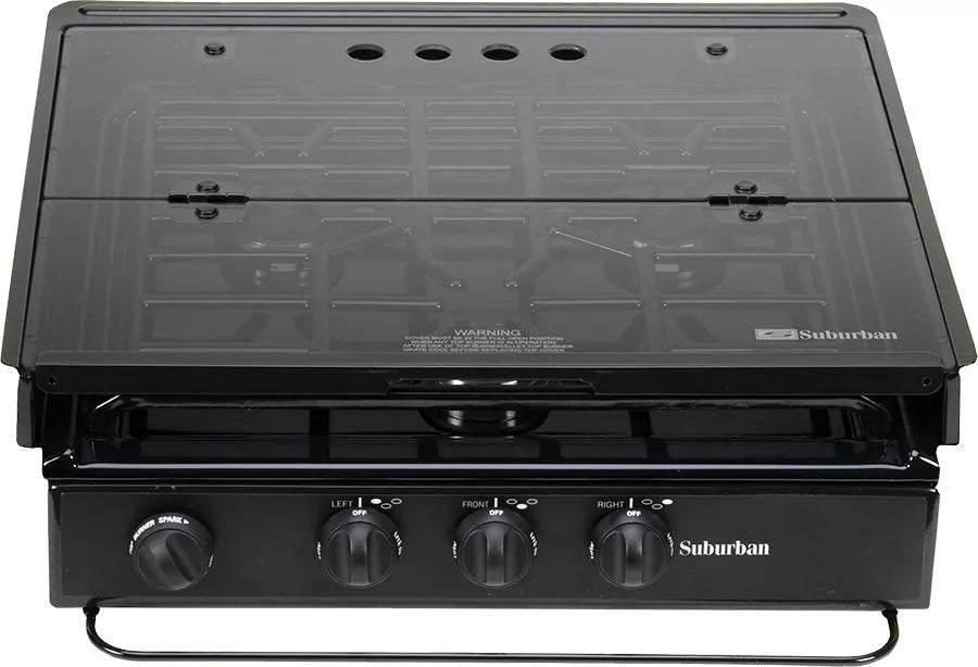 Suburban | Suburban Glass Stove Top Bi-Fold Cover | 3085A