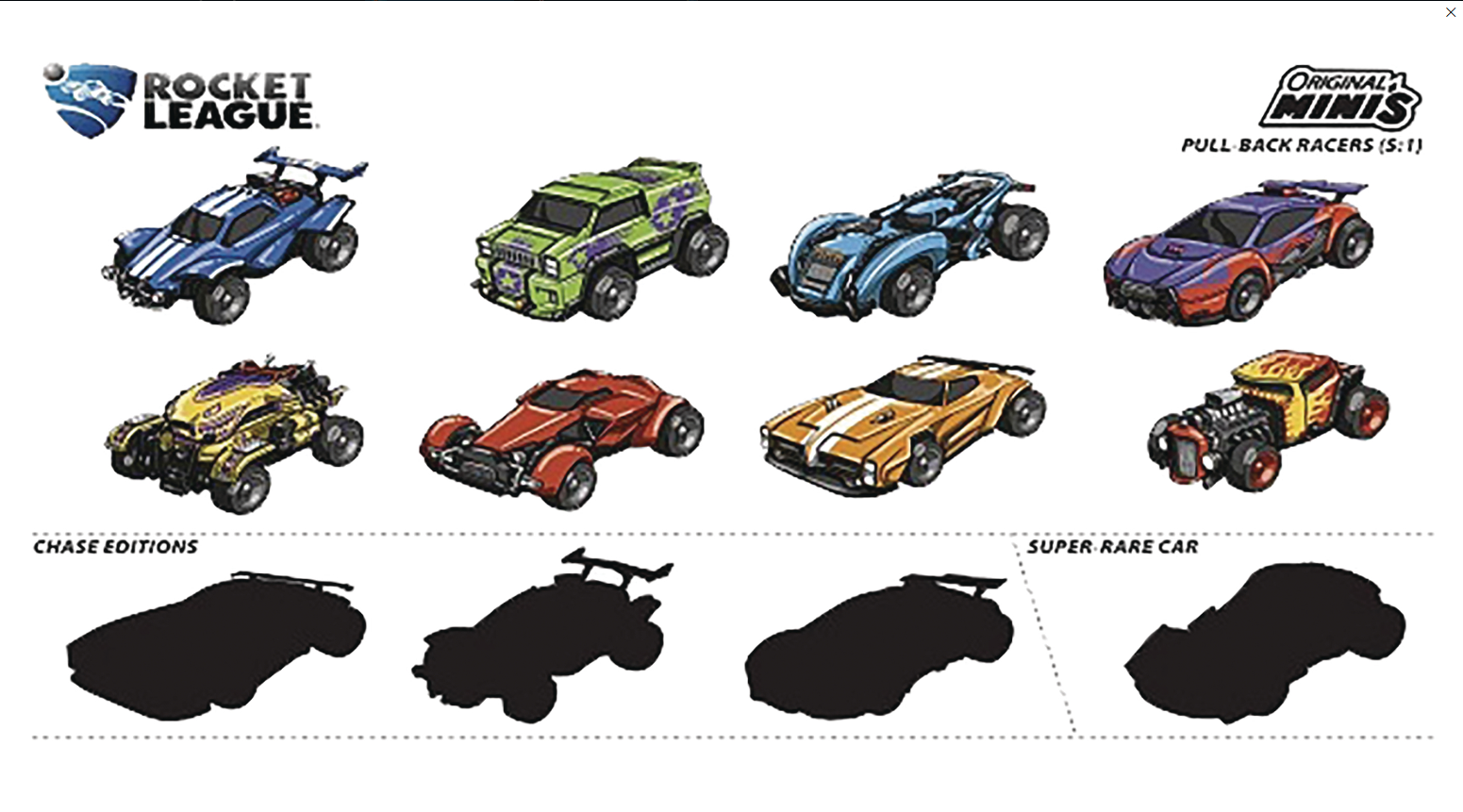 Rocket League Blind Bag Pull-Back Racers