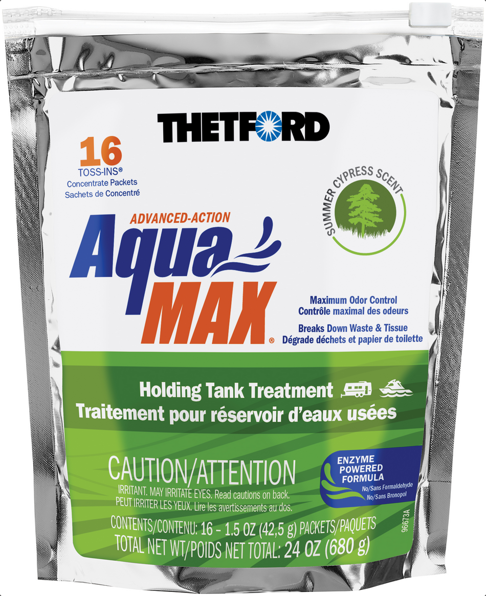 Thetford | AquaMax Summer Cypress Scent Toss-Ins | 96670 | 16 Pack