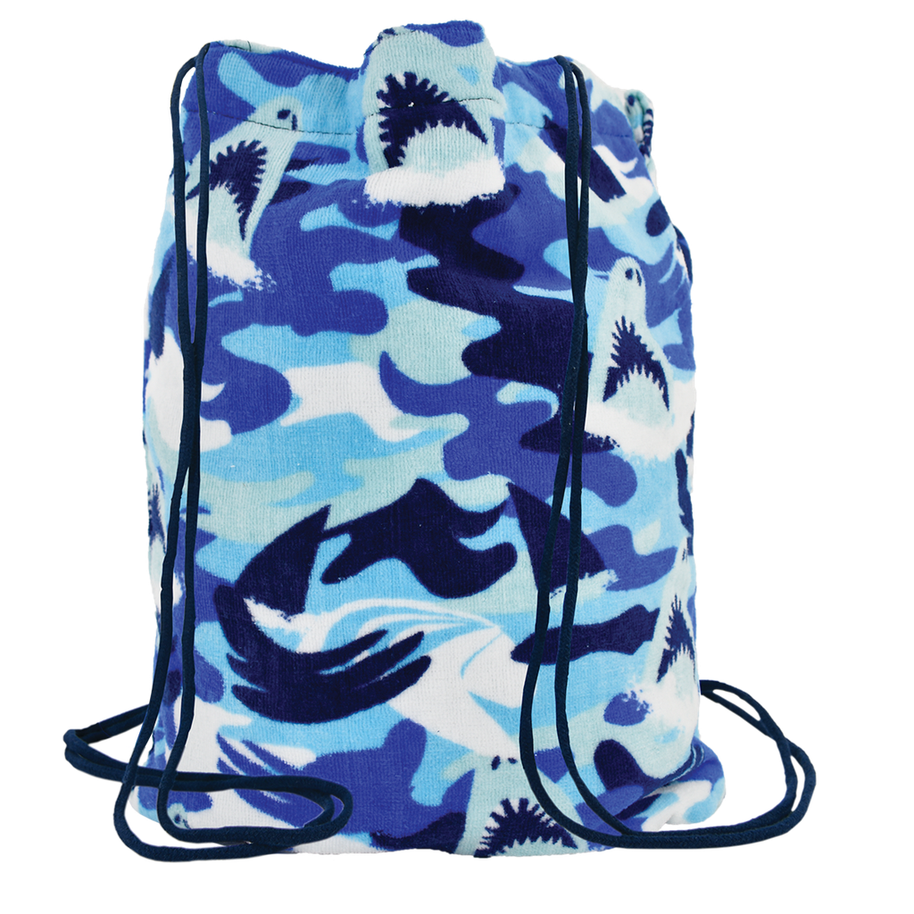 Shark Backpack Towel