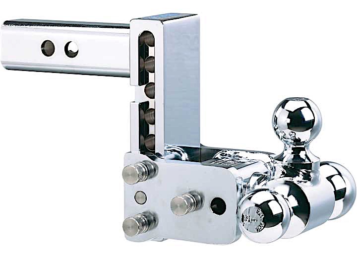 B&W 8" Model - 3 Ball - 1 7/8", 2" And 2 5/16" - Chrome - Class IV